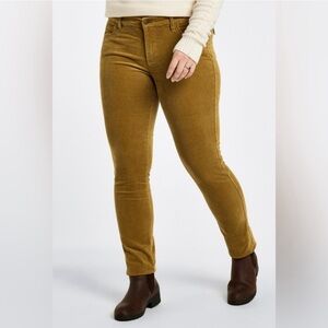 LEVI’S BLACK HIGH RISE SKINNY CORDUROY JEANS